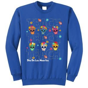 Dia De Los Muertos Day Of The Dead Sugar Skull Teacher Sweatshirt