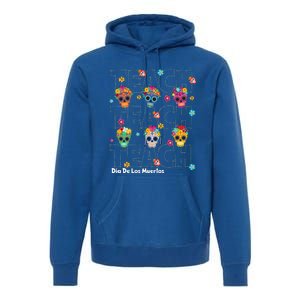 Dia De Los Muertos Day Of The Dead Sugar Skull Teacher Premium Hoodie