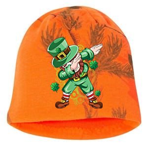 Dab Dabbing Leprechaun Shamrock Irish Saint Patricks Day Cool Gift Kati - Camo Knit Beanie