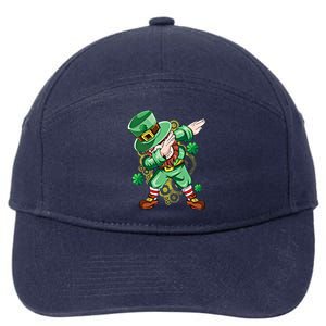 Dab Dabbing Leprechaun Shamrock Irish Saint Patricks Day Cool Gift 7-Panel Snapback Hat