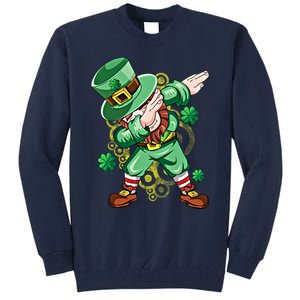 Dab Dabbing Leprechaun Shamrock Irish Saint Patricks Day Cool Gift Tall Sweatshirt