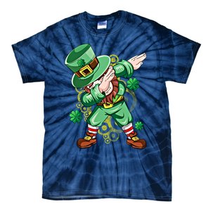 Dab Dabbing Leprechaun Shamrock Irish Saint Patricks Day Cool Gift Tie-Dye T-Shirt