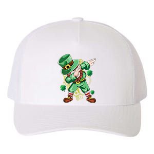 Dab Dabbing Leprechaun Shamrock Irish Saint Patricks Day Cool Gift Yupoong Adult 5-Panel Trucker Hat