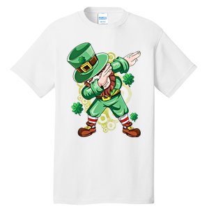 Dab Dabbing Leprechaun Shamrock Irish Saint Patricks Day Cool Gift Tall T-Shirt