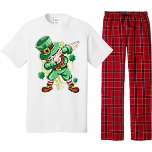 Dab Dabbing Leprechaun Shamrock Irish Saint Patricks Day Cool Gift Pajama Set