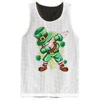 Dab Dabbing Leprechaun Shamrock Irish Saint Patricks Day Cool Gift Mesh Reversible Basketball Jersey Tank