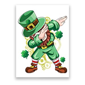 Dab Dabbing Leprechaun Shamrock Irish Saint Patricks Day Cool Gift Poster