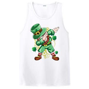 Dab Dabbing Leprechaun Shamrock Irish Saint Patricks Day Cool Gift PosiCharge Competitor Tank