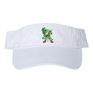 Dab Dabbing Leprechaun Shamrock Irish Saint Patricks Day Cool Gift Valucap Bio-Washed Visor