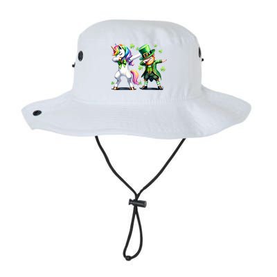 Dabbing Duo Leprechaun And Unicorn St PaddyS Meaningful Gift Legacy Cool Fit Booney Bucket Hat