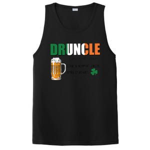 Druncle Definition Like A Normal Uncle Only Drunker St Patrick's Day PosiCharge Competitor Tank