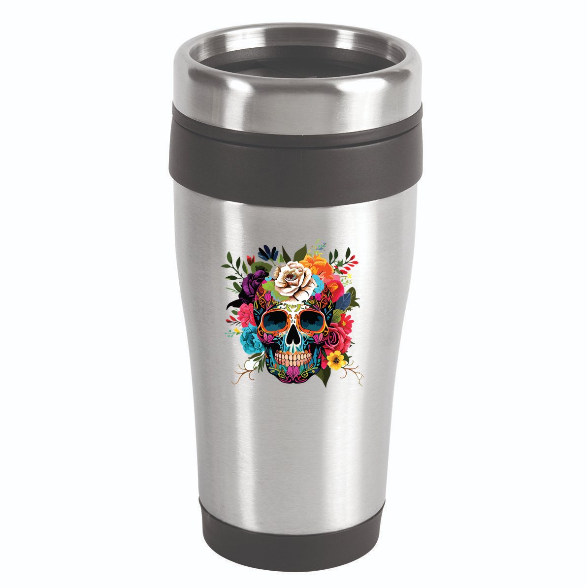 Dia De Los Muertos Costume Of Dead Sugar Skull 16oz Travel Tumbler