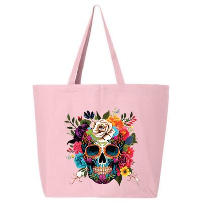 Dia De Los Muertos Costume Of Dead Sugar Skull 25L Jumbo Tote