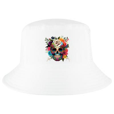 Dia De Los Muertos Costume Of Dead Sugar Skull Cool Comfort Performance Bucket Hat