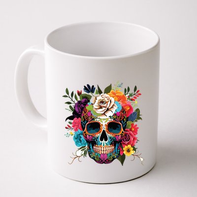 Dia De Los Muertos Costume Of Dead Sugar Skull Mug