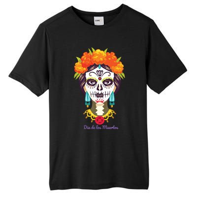 Da De Los Muertos Mexican Day Of Dead Tall Fusion ChromaSoft Performance T-Shirt