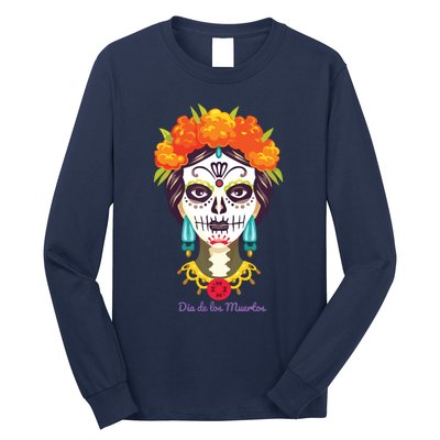 Da De Los Muertos Mexican Day Of Dead Long Sleeve Shirt