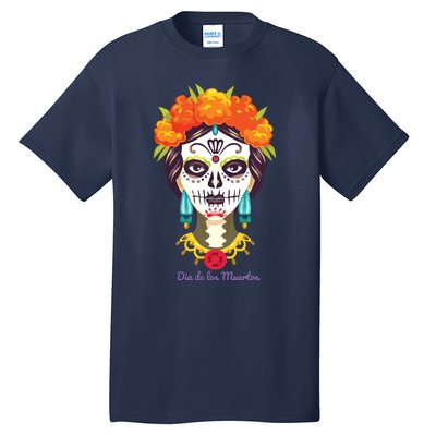 Da De Los Muertos Mexican Day Of Dead Tall T-Shirt