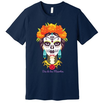 Da De Los Muertos Mexican Day Of Dead Premium T-Shirt