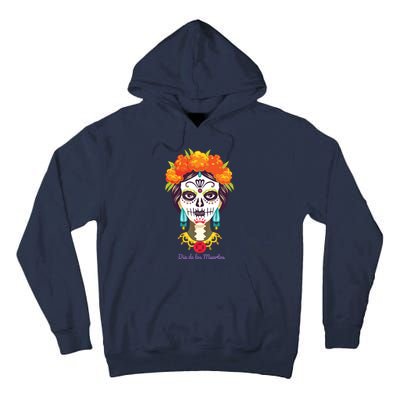 Da De Los Muertos Mexican Day Of Dead Tall Hoodie