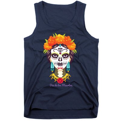 Da De Los Muertos Mexican Day Of Dead Tank Top