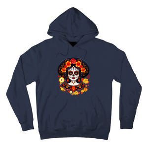 Dia De Los Muertos Day Of The Dead Sugar Skull La Catrina Tall Hoodie