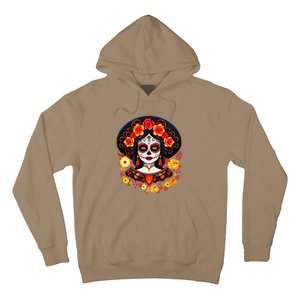 Dia De Los Muertos Day Of The Dead Sugar Skull La Catrina Hoodie