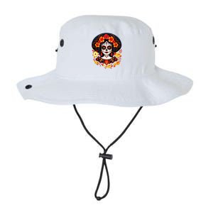 Dia De Los Muertos Day Of The Dead Sugar Skull La Catrina Legacy Cool Fit Booney Bucket Hat