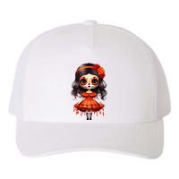 Dia De Los Muertos La Catrina Cute Skeleton Mexican Girl Gift Yupoong Adult 5-Panel Trucker Hat