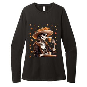 Dia De Los Muertos La Catrina Day of the Dead Sugar Skull  Womens CVC Long Sleeve Shirt