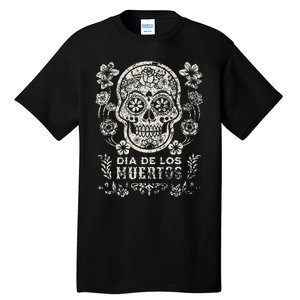 Dia De Los Muertos Mexico Sugar Skull Tall T-Shirt