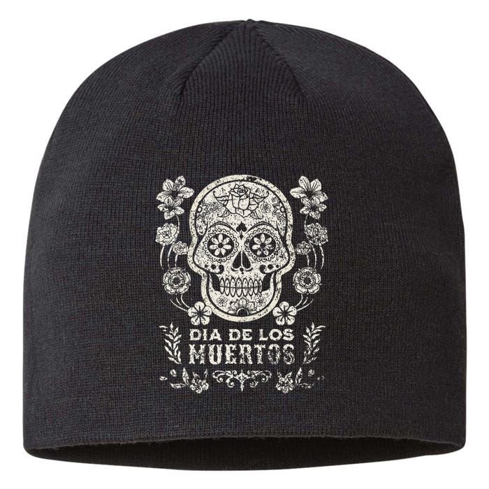 Dia De Los Muertos Mexico Sugar Skull Sustainable Beanie