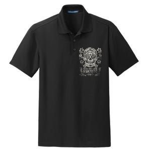 Dia De Los Muertos Mexico Sugar Skull Dry Zone Grid Polo