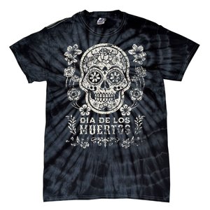 Dia De Los Muertos Mexico Sugar Skull Tie-Dye T-Shirt