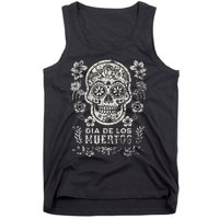 Dia De Los Muertos Mexico Sugar Skull Tank Top