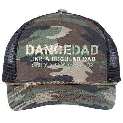 Dance Dad Like A Regular Dad Only Way Cooler Dancer Father Retro Rope Trucker Hat Cap