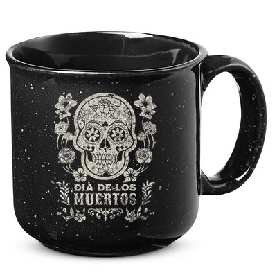 Dia De Los Muertos Mexico Sugar Skull 15oz Campfire Ceramic Mug