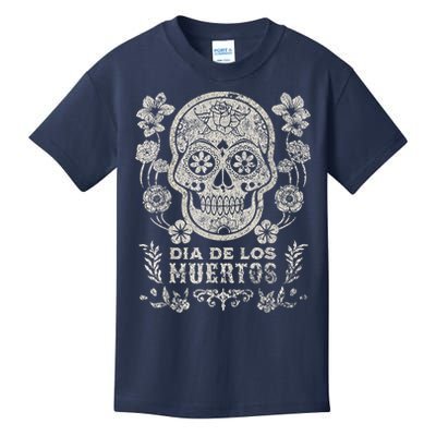 Dia De Los Muertos Mexico Sugar Skull Kids T-Shirt
