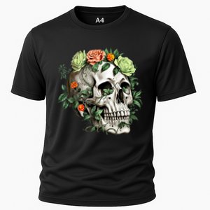 Dia De Los Muertos Costume Day Of The Dead Sugar Skull Cooling Performance Crew T-Shirt