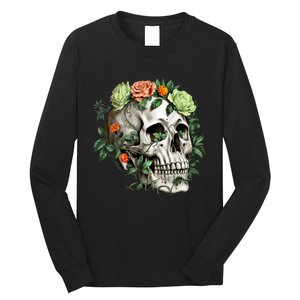 Dia De Los Muertos Costume Day Of The Dead Sugar Skull Long Sleeve Shirt