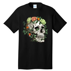 Dia De Los Muertos Costume Day Of The Dead Sugar Skull Tall T-Shirt