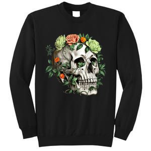 Dia De Los Muertos Costume Day Of The Dead Sugar Skull Tall Sweatshirt