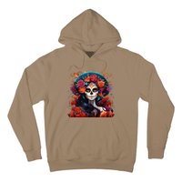 Dia De Los Muertos La Catrina Day Of The Dead Sugar Skull Hoodie