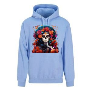 Dia De Los Muertos La Catrina Day Of The Dead Sugar Skull Unisex Surf Hoodie