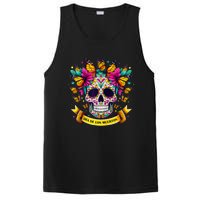 Dia De Los Muertos Sugar Skull Flowers For Women PosiCharge Competitor Tank