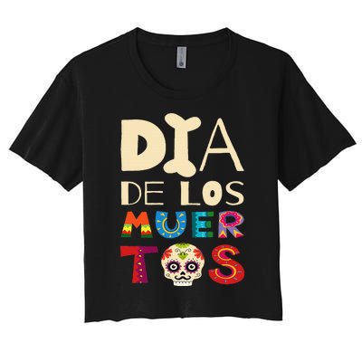 Dia de los Muertos Women's Crop Top Tee