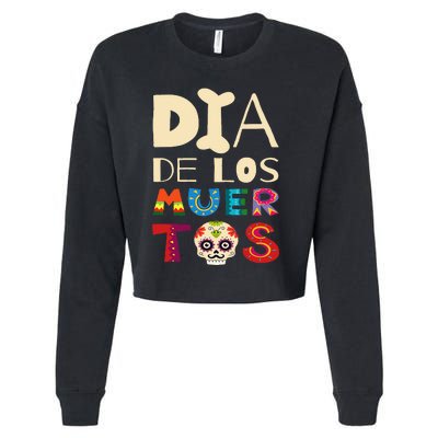 Dia de los Muertos Cropped Pullover Crew