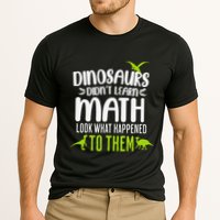 Dinosaurs DidnT Learn Math Look What Dinosaur Math Joke Performance Shirt