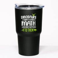 Dinosaurs DidnT Learn Math Look What Dinosaur Math Joke Tumbler