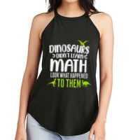 Dinosaurs DidnT Learn Math Look What Dinosaur Math Joke Women's Perfect Tri Rocker Tank